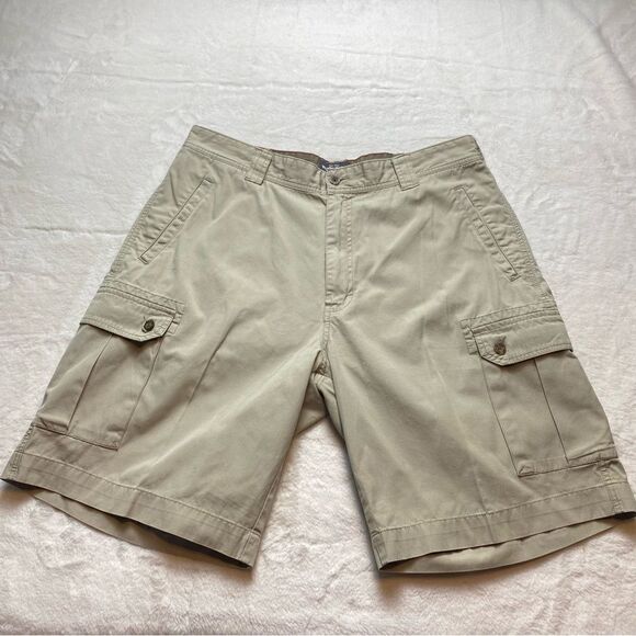 Woolrich Light Khaki Vintage Cargo Shorts - Picture 1 of 10